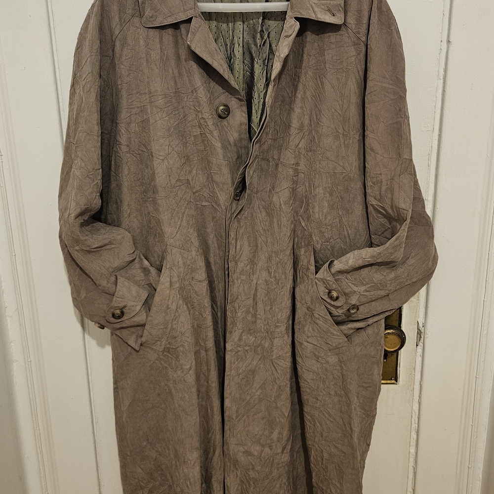 Taupe Trench Coat